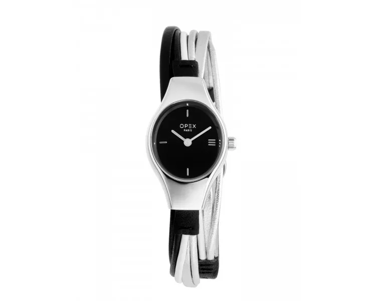 Opex - Montre Mixte Filante - cadran noir - Ref OPW014