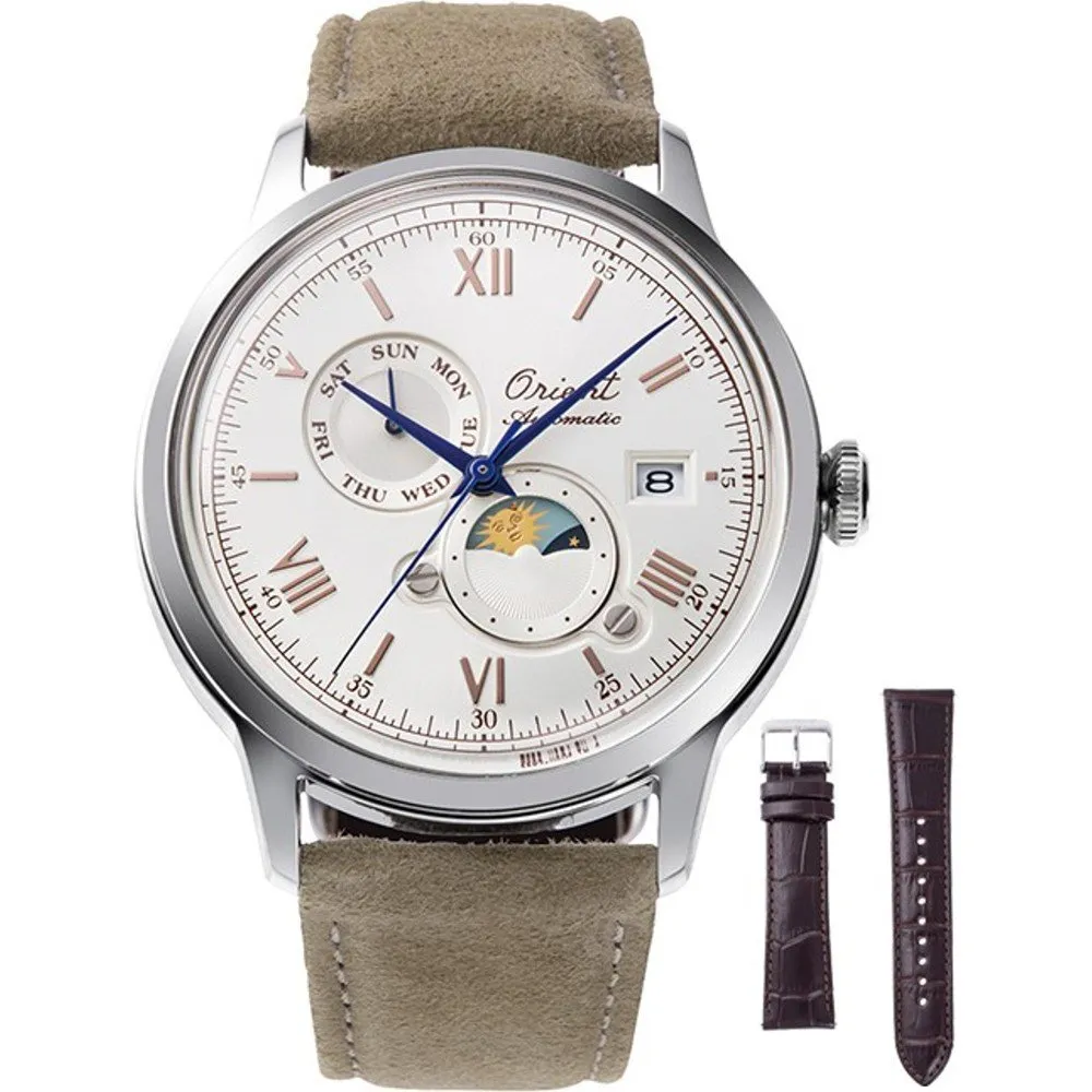 Montre Orient Bambino RA-AK0808S30B Bambino Sun & Moon - 75th Anniversary Edition