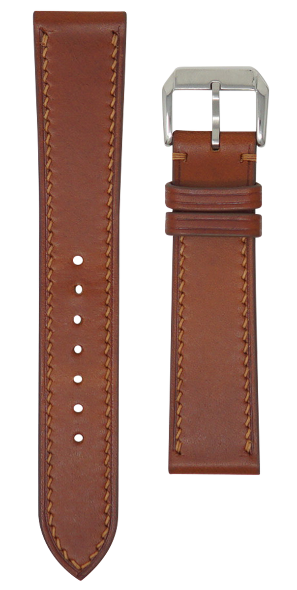 Buttero Leather Watch Strap - Brown