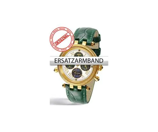 Perigaum Bracelet de rechange en verte pour Millennium Montre pour Femmes P-0606-GGR Orschließe