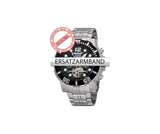 Perigaum Bracelet de rechange Acier inoxydable P-1104 argent