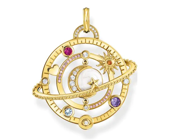 Thomas Sabo PE953-776-7 Pendentif avec anneau planétaire