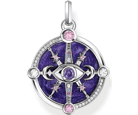 Thomas Sabo PE956-473-13 Pendentif oeil avec détails cosmiques