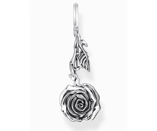 Thomas Sabo PE981-637-21 Pendentif midnight rose argent grand Femmes