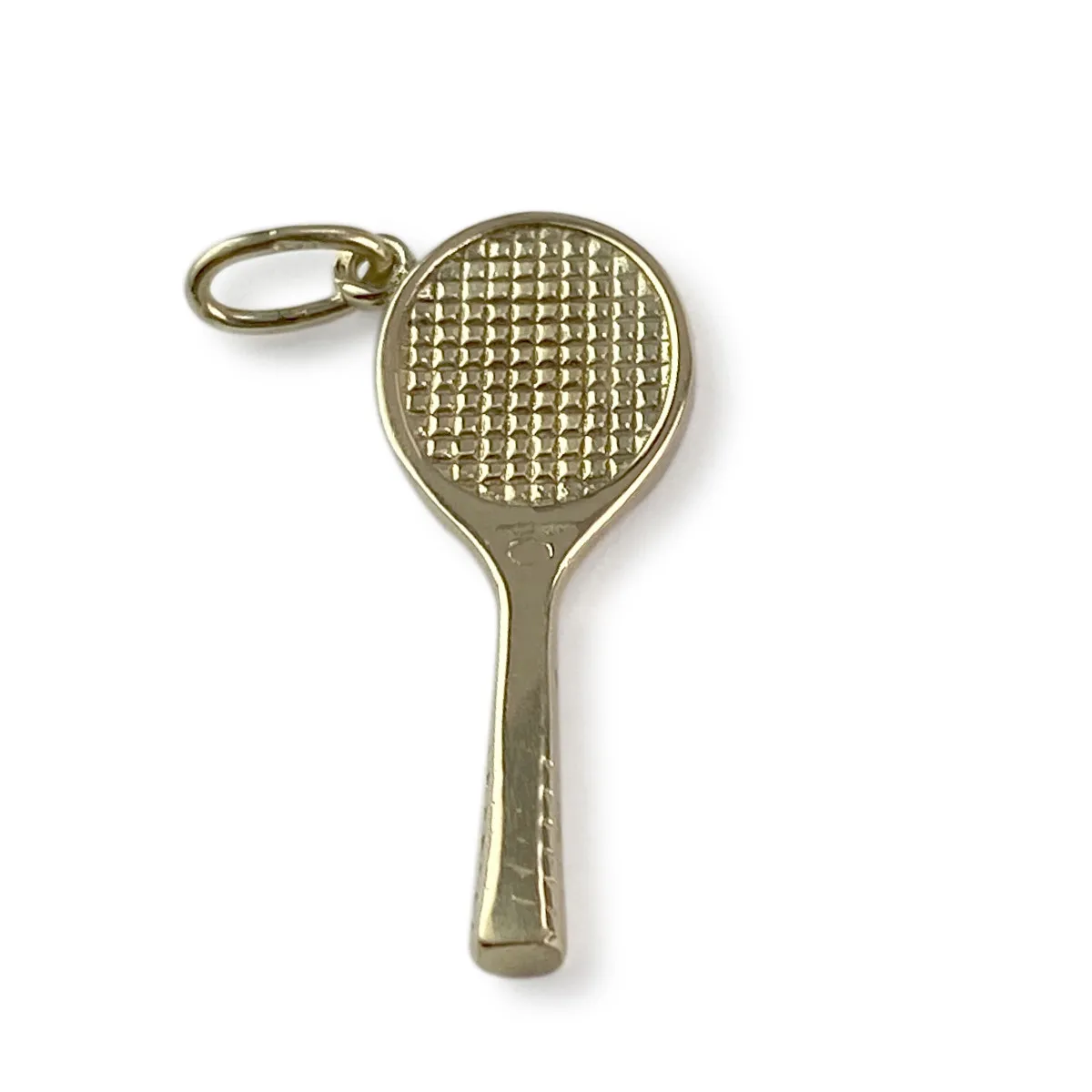 Pendentif d'occasion or 375 raquette de tenis
