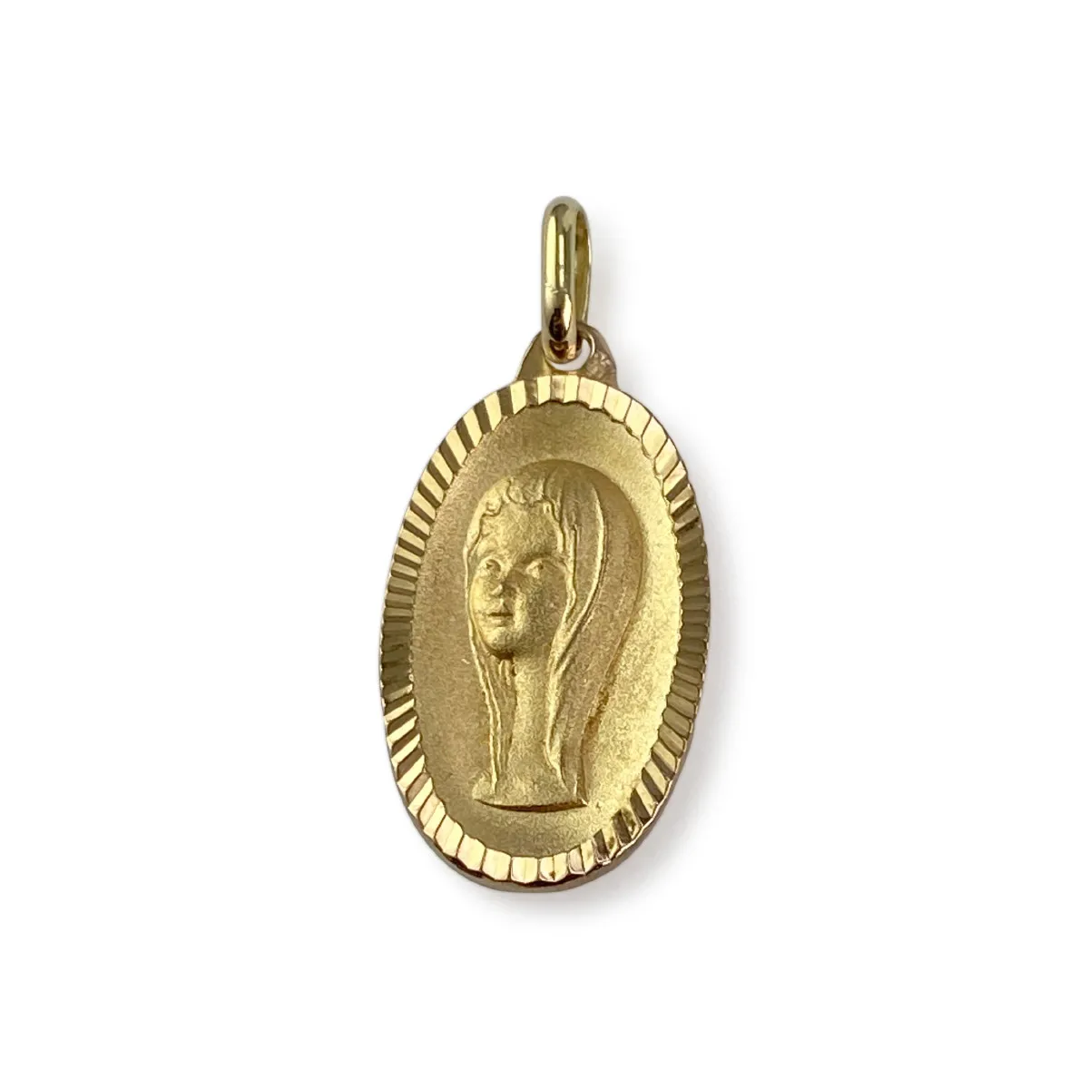 Pendentif d'occasion or 375 religieux