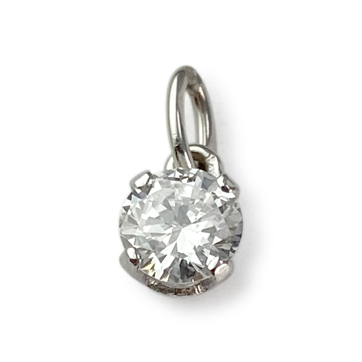 Pendentif d'occasion or 750 blanc diamant
