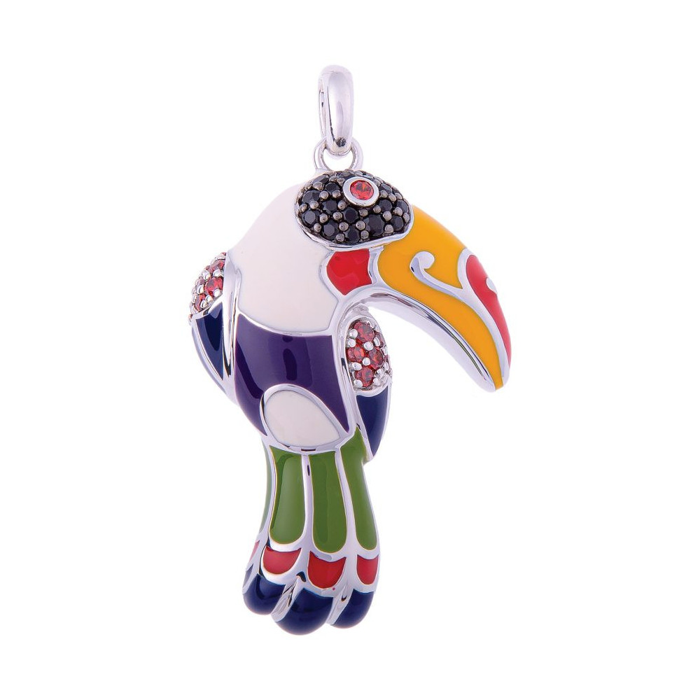Pendentif Femme Una storia Toucan Réf. BQ12144/lemontrologue