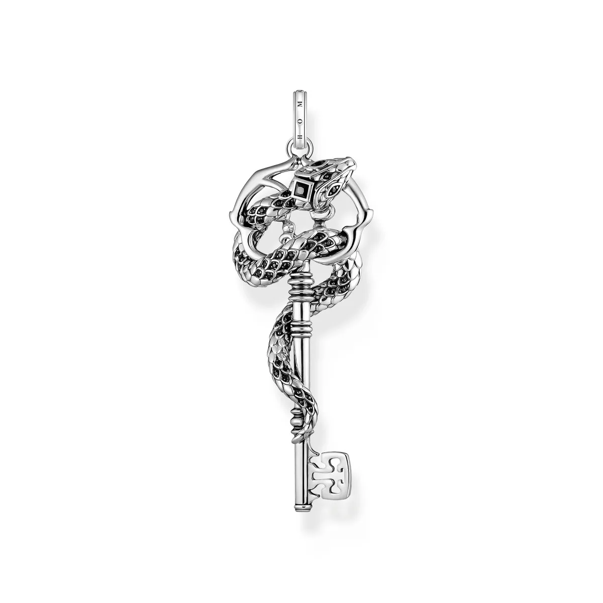 Pendentif THOMAS SABO argent clé et serpent oxyde de zirconiums