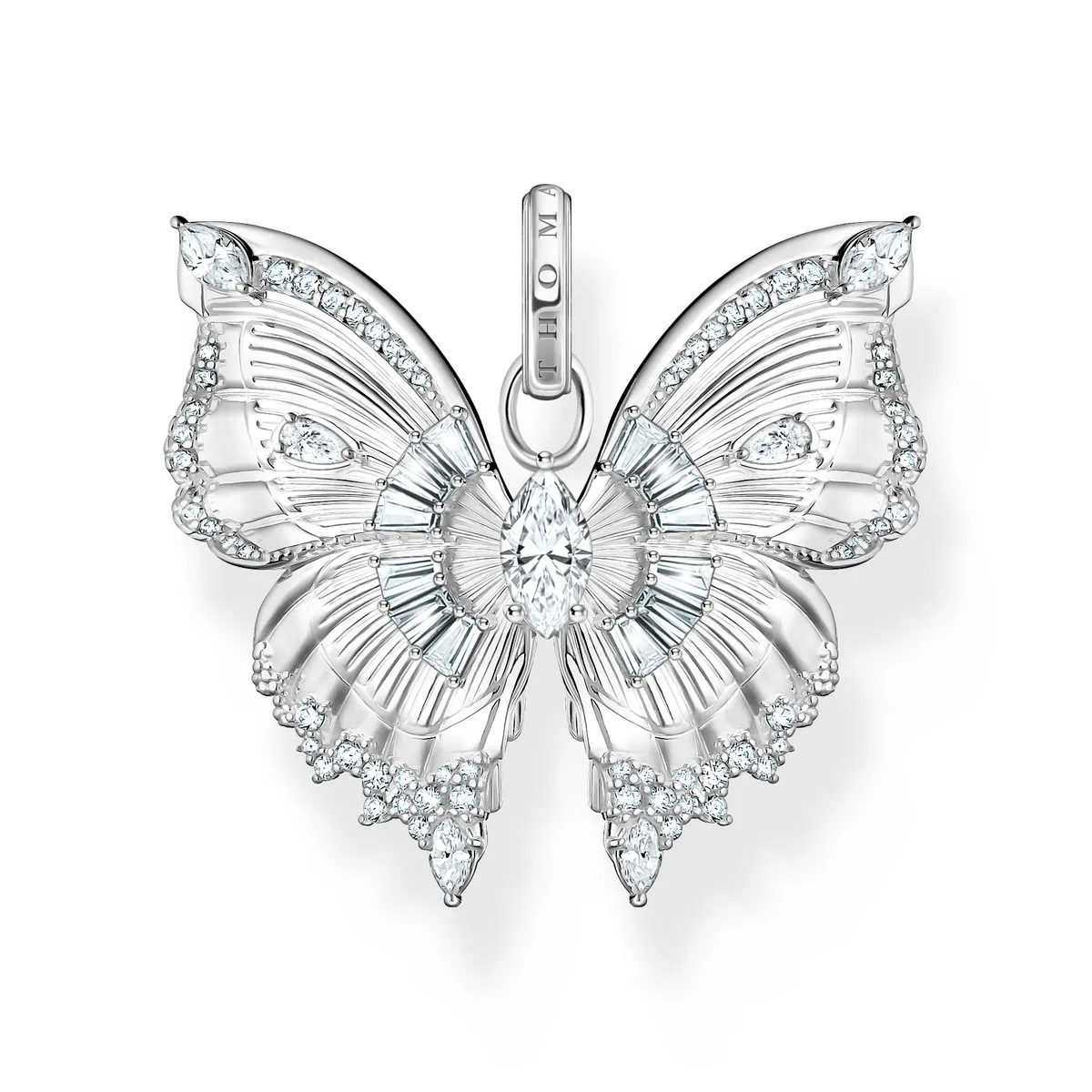 Pendentif THOMAS SABO argent papillon oxyde de zirconiums