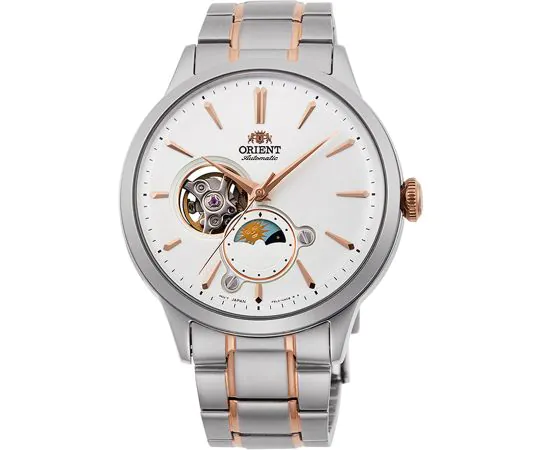 Orient RA-AS0101S10B Montre Homme phase de lune Automatique Montre Homme 42mm