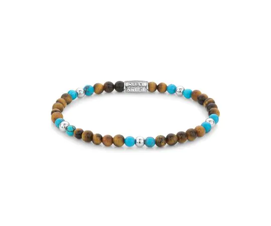 Rebel & Rose Bracelet Mix Tiger Turquoise RR-40109-S-M Femme