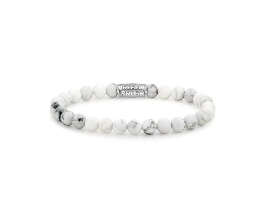 Rebel & Rose Bracelet Virgin White RR-60016-S-M Unisexe