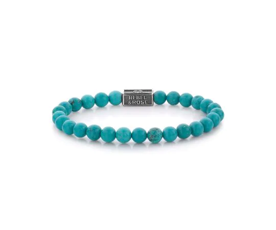 Rebel & Rose Bracelet Turquoise Delight 925 RR-6S001-S-L Homme