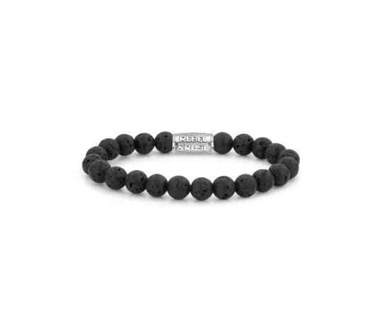 Rebel & Rose Bracelet Noir Moon RR-80011-S-M Hommes