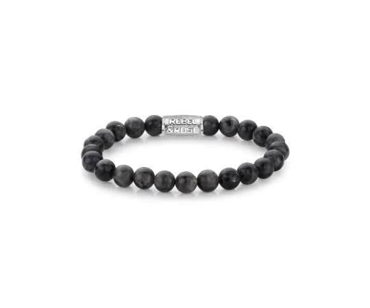 Rebel & Rose Bracelet Grey Seduction RR-80026-S-L Hommes