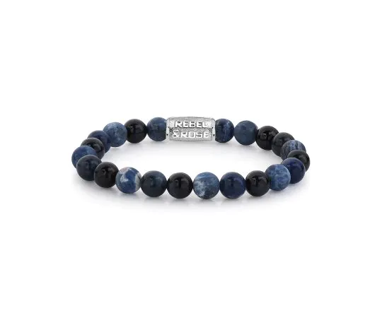 Rebel & Rose Bracelet Blue Rocks RR-80045-S-L+ Homme
