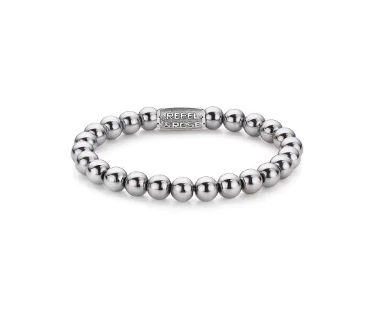 Rebel & Rose Bracelet Silver Shine RR-8DV01-S-L Homme