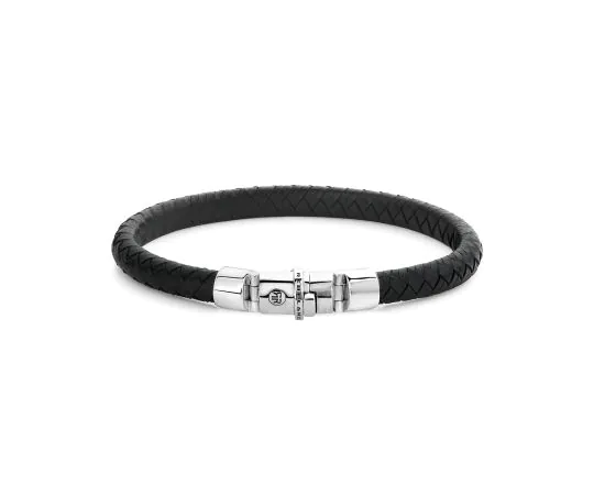 Rebel & Rose Bracelet Half Round Braided RR-L0133-S-L Homme