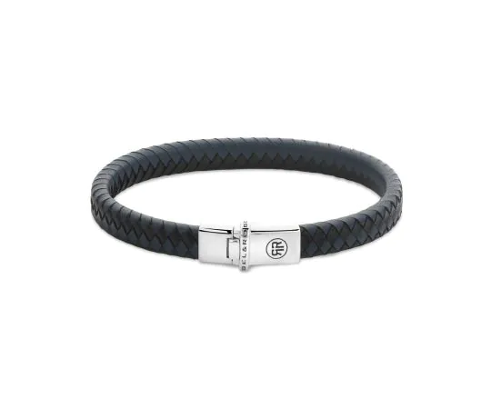 Rebel & Rose RR-L0178-S-M Bracelet Small Braided Black&Blue