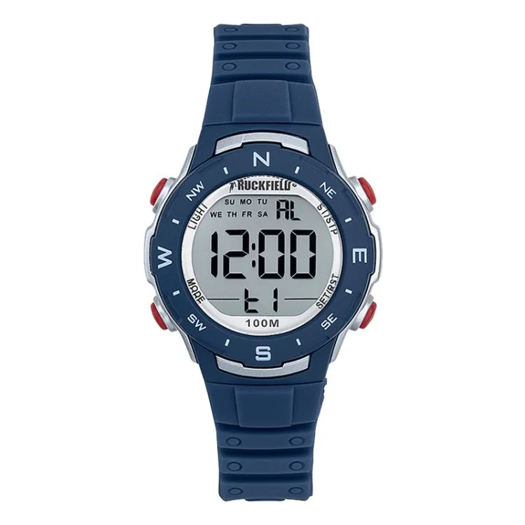 Montre Ruckfield - Junior - Digital Multifonction - Silicone Bleu Marine