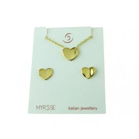 Set de coeurs en tôle ondulée P2889G