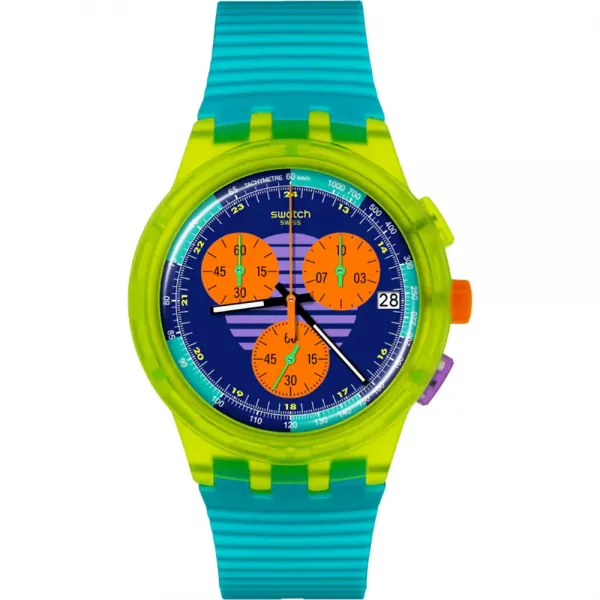 Swatch - Montre Homme Neon Wave - Ref SUSJ404