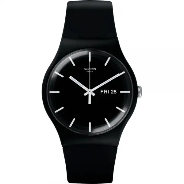 Swatch - Montre Mixte Mono Black - Ref SO29B704