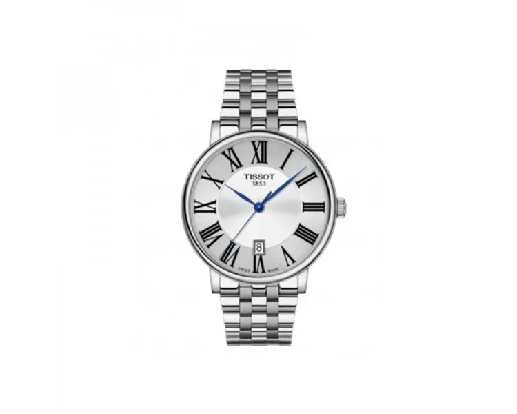 Montre Homme Tissot Carson argenté bracelet acier - Réf. T1224101103300