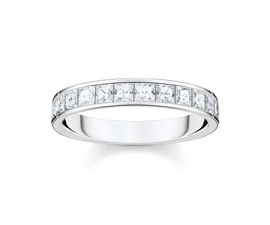 Thomas Sabo Bague Femme TR2358-051-14-56 Pierre Pave taille 56