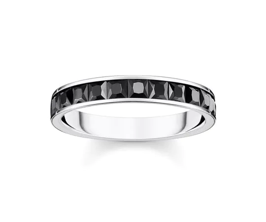 Thomas Sabo Bague Femme TR2358-643-11-56 Pierre Pave taille 56
