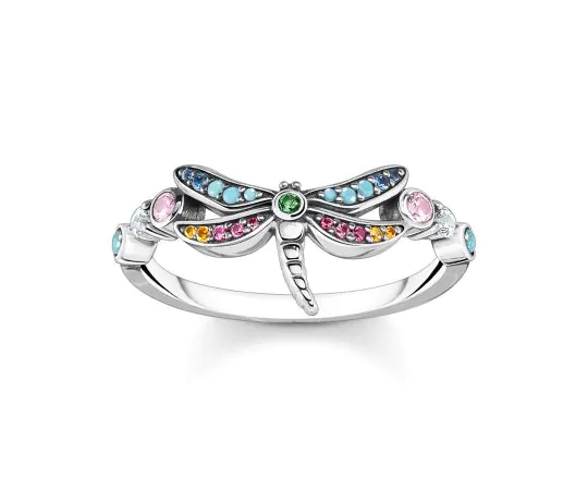 Thomas Sabo Bague Femme TR2383-314-7-52 Libellule taille 52