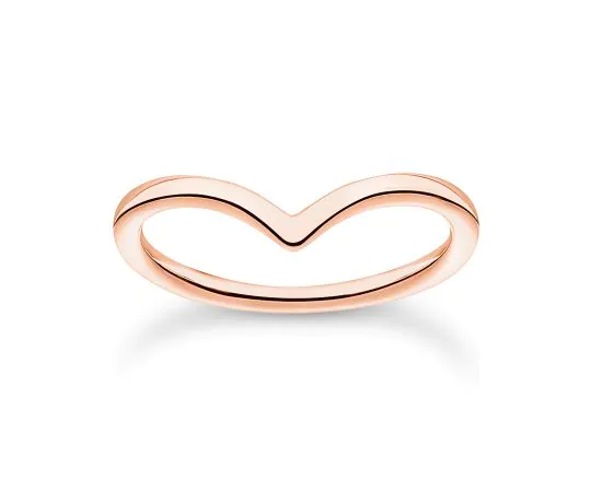 Thomas Sabo Bague Femme TR2393-415-40-56 en forme de V taille 56