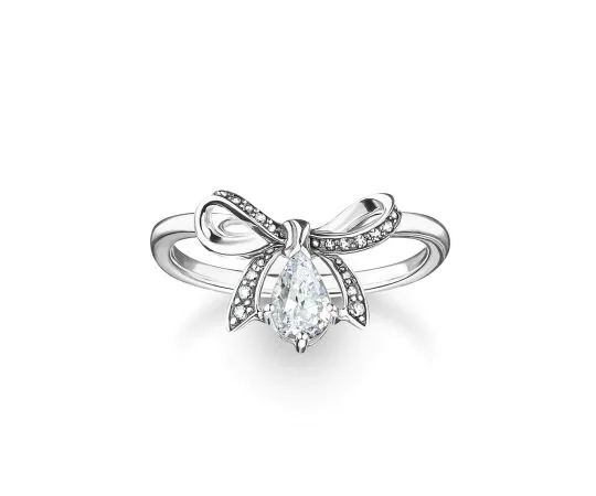 Thomas Sabo TR2481-643-14-56 Anneau Argenté Avec Boucle Femme