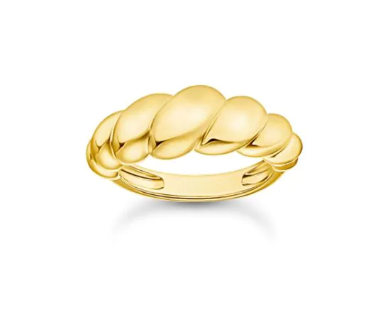 Thomas Sabo TR2494-413-39-54 Bague - formes organiques plaquée or Femmes