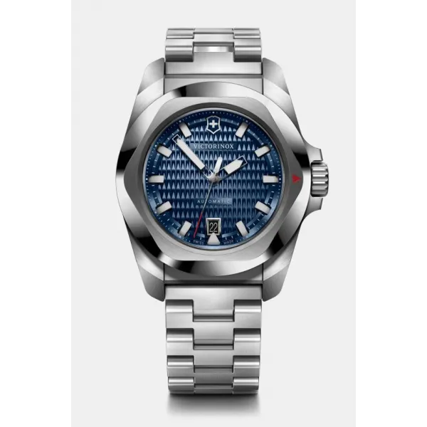 Victorinox - Montre Homme I.N.O.X. Mechanical - cadran bleu - Ref 242020