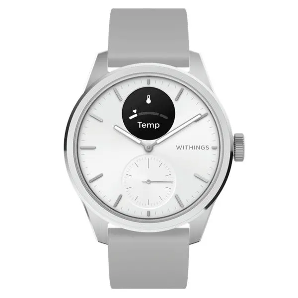 Withings - Montre Homme Scanwatch - cadran blanc - 42mm - Ref WSW 242 WHITE