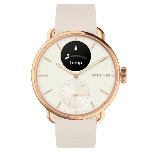 Withings - Montre Mixte Scanwatch 2 Rose Gold 38mm - Ref WSW 238 ROWHI