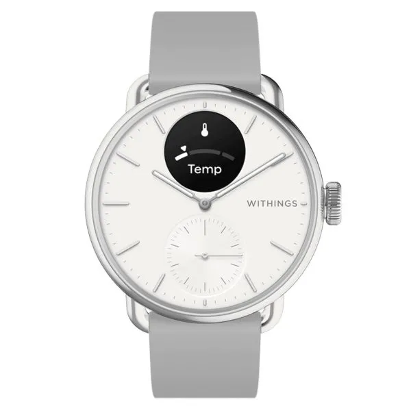 Withings - Montre Mixte Scanwatch - cadran blanc - 38mm - Ref WSW 238 WHITE