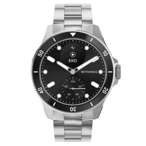Withings - Montre Mixte Scanwatch Nova Black  - Ref WSW N BLACK